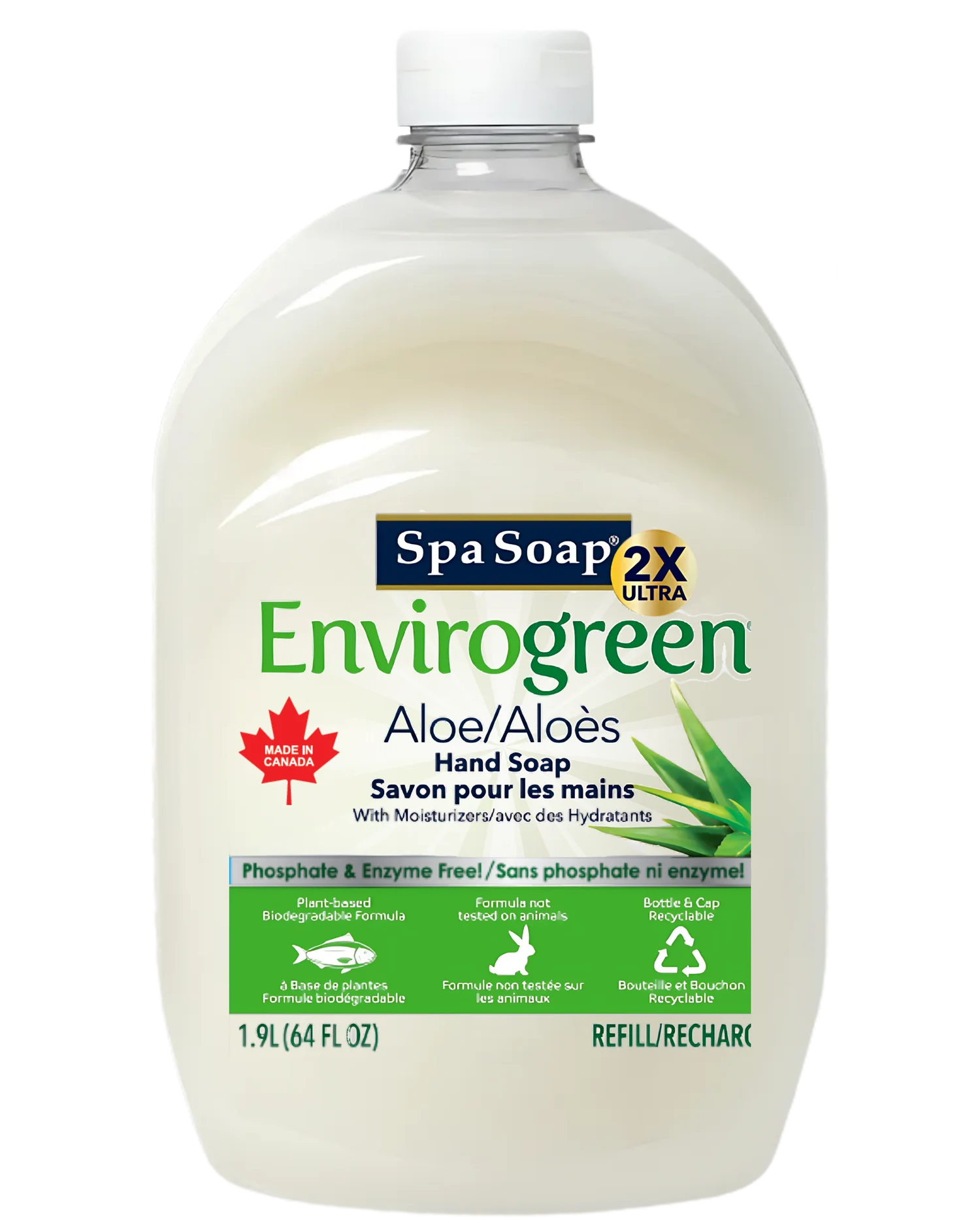 SpaSoap Envirogreen SpaSoap Envirogreen Aloe Liquid Hand Soap product image